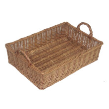 Wicker Rectangular Display Tray