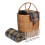 Wicker Oval Ravenstor Fitted Cool Bag Drinks Picnic Basket 1