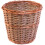 Small Somerset Round Wicker Waste Paper Bin 1