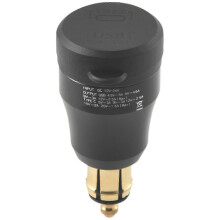 Waterdichte USB Type-C snellader voor motorfietsen, 12V/24V QC3.0 voedingsadapter met Hella Din-stekker._M