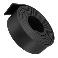 50 mm x 5 mm x 3 m Zwarte massieve rechthoekige rubberen afdichtingsstrip_M