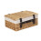 (White Lining) 36cm Buff Willow Wicker Picnic Basket 5