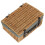 (No Lining) 36cm Buff Willow Wicker Picnic Basket 7