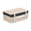 (Unlined) 45cm White Wash Willow Wicker Picnic Basket 5