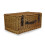 (Red Lining) 51cm Double Steamed Willow Wicker Picnic Basket 3