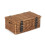 (Red) 35cm Double Steamed Willow Wicker Picnic Basket 4