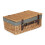 (White Lining) 46cm Buff Willow Wicker Picnic Basket 12