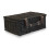 (Blue) 36cm Empty Black Willow Picnic Basket With Cotton Lining 7