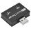 USB 2.0 Han til 2 Port Dual USB Oplader Adapter Konverter Hub (Sort)_M 1