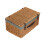 (Black) 62cm Buff Willow Wicker Picnic Basket 1