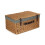 (White) 62cm Buff Willow Wicker Picnic Basket 1