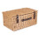 (Blue) 55cm Buff Willow Wicker Picnic Basket 3