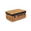 (Green) 55cm Buff Willow Wicker Picnic Basket 5