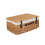 (Red) 55cm Buff Willow Wicker Picnic Basket 12