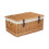 (Unlined) 62cm Roped Handled Buff Willow Wicker Picnic Basket 12