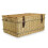 (Grey) 62cm Roped Handled Buff Willow Wicker Picnic Basket 13
