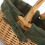(Red Checked) Full Buff Willow Childs Oval Wicker Shopping Basket 13