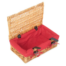 (Blue) 34cm Split Willow Wicker Packaging Basket
