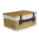 (Grey) 41cm Buff Willow Wicker Picnic Basket 4