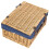 (Unlined) 41cm Buff Willow Wicker Picnic Basket 7
