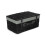 (Red) 51cm Empty Black Willow Picnic Basket With Cotton Lining 1
