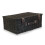 (Blue) 46cm Empty Black Willow Picnic Basket With Cotton Lining 5
