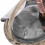 Wicker Round Grey Chiller Picnic Basket 9