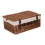 (Black Lining) 46cm Double Steamed Willow Wicker Picnic Basket 1