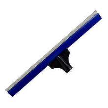 Espátula epoxi dentada con dientes de goma suave para la aplicación de revestimientos de pintura de cemento autonivelante para suelos._