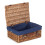 (White) 35cm Light Steamed Wicker Picnic Basket 6
