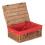 (Black) 35cm Light Steamed Wicker Picnic Basket 1