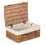 (White) 35cm Light Steamed Wicker Picnic Basket 10