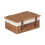 (White) 35cm Light Steamed Wicker Picnic Basket 11