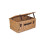 (Unlined) 55cm Buff Willow Wicker Picnic Basket 13