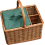 Green Willow Event Basket with Cooler 2