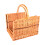 Set of 2 Open End Wicker Log Basket 2