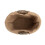 Hessian Lined Oval Wicker Log Basket 4
