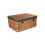 (Black Lining) 72cm Double Steamed Rope Handled Wicker Trunk 13