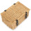 (Unlined) 36cm Buff Wicker Empty Picnic Basket 3