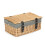 (Black) 36cm Buff Wicker Empty Picnic Basket 16