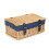 (Black) 36cm Buff Wicker Empty Picnic Basket 17