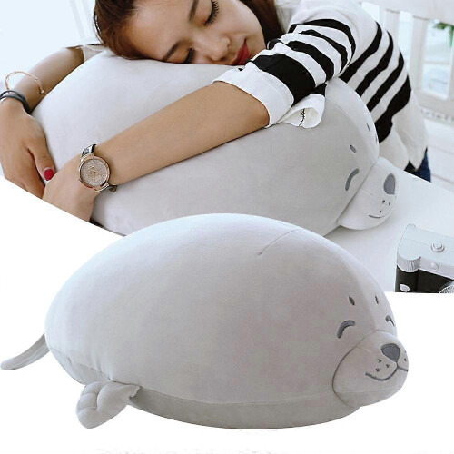 Seal Plushy med Q-version krammedyrslegetøj sovepude_M 1
