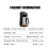 (Plastic Cup Version, US Standard) European Stainless Steel Coffee Maker, Constant Temp Auto Heating Brew Pot 5