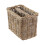 Grey Kubu Rattan Magazine Basket 2