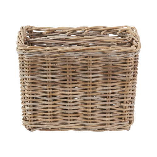 Grey Kubu Rattan Magazine Basket 2