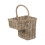 Grey Kubu Rattan Stair Basket Large 2