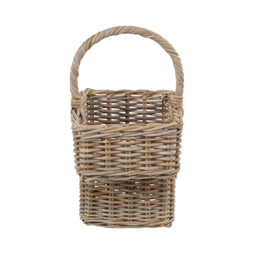 Grey Kubu Rattan Stair Basket Large 2