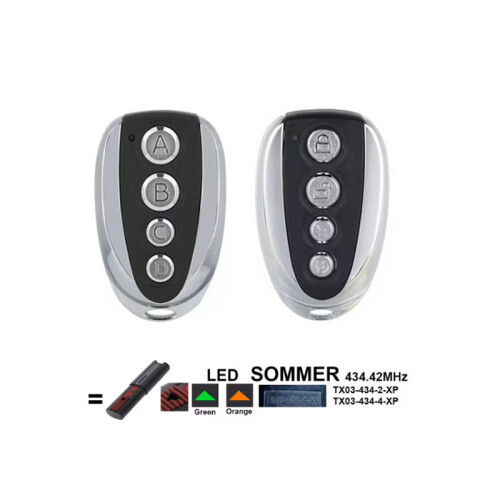 (Sommer 868) Compatible with Sommer 4020 TX03-868-4 Garage Door Remote, Rolling Code Transmitter 2
