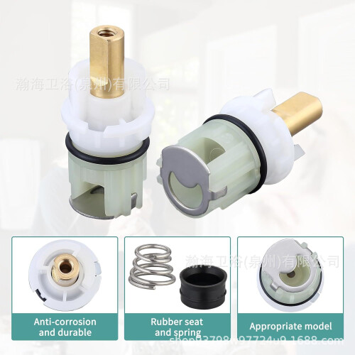 (Two black sets) DELTA RP25513 Faucet Stem Assembly Replacement Kit 2