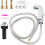 (No. 5 Electroplated) North American Kitchen Sink Spray Gun Replacement Pull-Out Vegetable Basin Side Sprayer Head 5